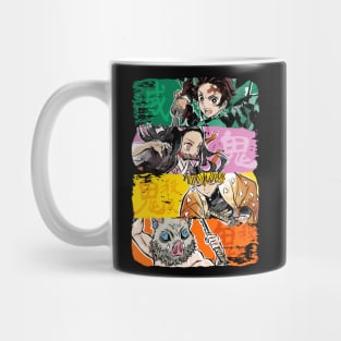 Demon brushstrokes Mug